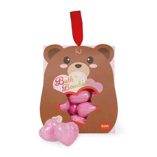 Legami - Set di 10 Bombe da Bagno a Forma di Cuore