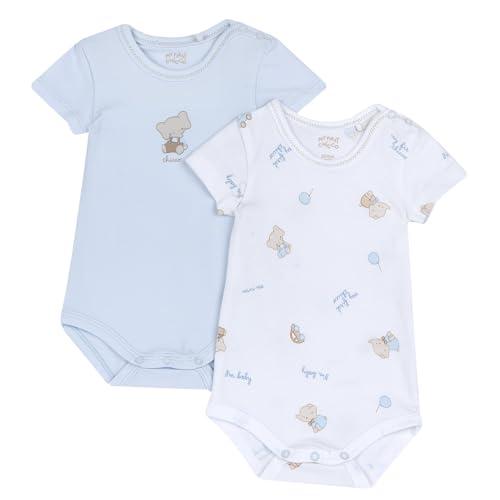 Chicco Body Neonato Manica Corta - Set 2 Pezzi con Elefantini