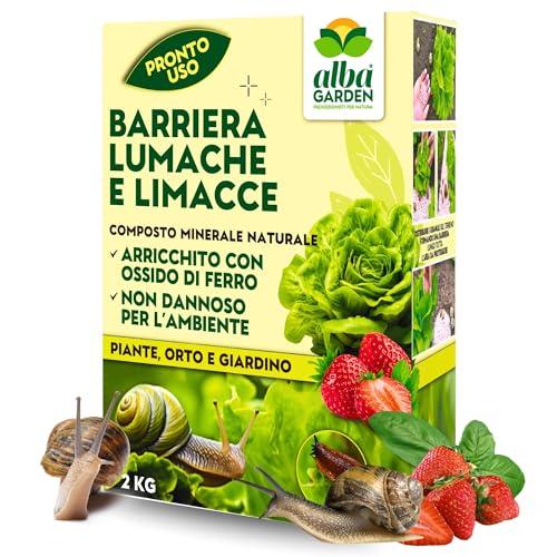 Albagarden - Lumachicida Naturale Granulare con Ossido di Ferro, 2KG