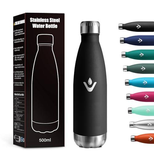 Borraccia Termica in Acciaio Inox 500ml - Riutilizzabile e Isolante