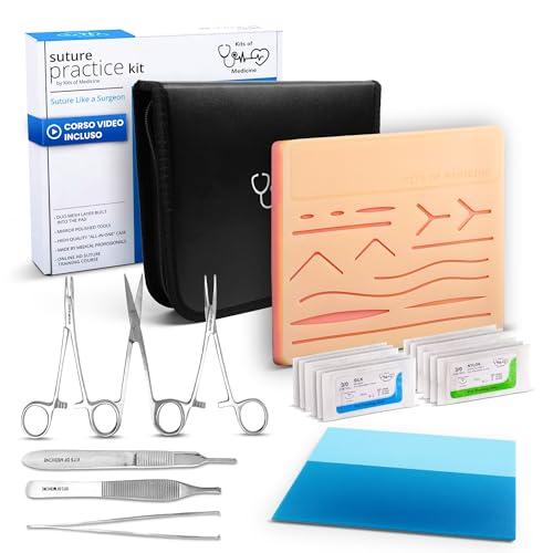 Kit di Sutura Completo con Corso Video in Italiano