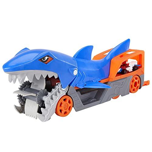 Hot Wheels - Playset Trasportatore Squalo Divoratore con Macchinina