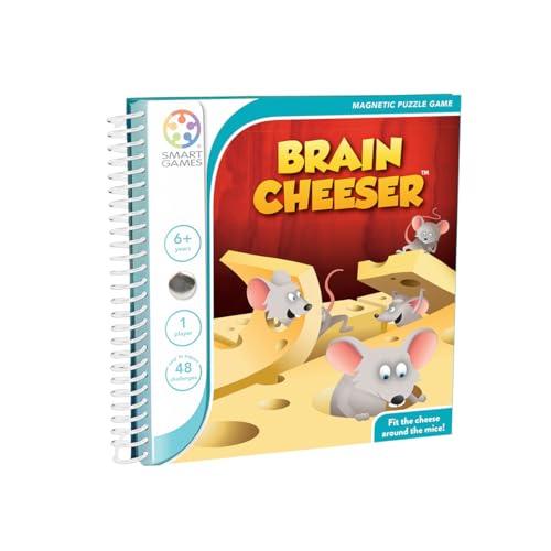 Smart Games - Brain Cheeser, Gioco di Puzzle Magnetico con 48 Sfide, 6+ Anni