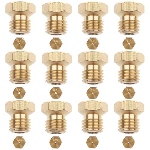 Kit 12 Ugelli Gas Metano GPL per Piano Cottura - Diverse Misure