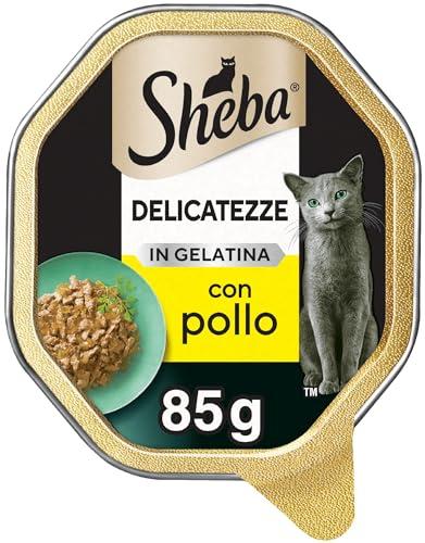 Sheba Deliziezze in Gelatina Trancetti con Pollo per Gatti Adulti