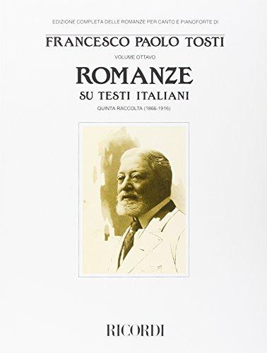 Romanze su Testi Italiani - V (1866-1916)