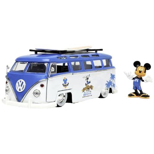 Jada Toys - Mickey Mouse Van - Auto in Metallo Die-Cast con Personaggio di Topolino