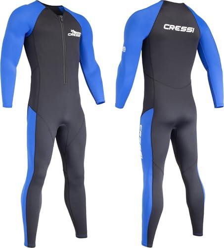 Cressi Wahoo Man Muta Monopezzo Nero/Blu 2mm XL/5
