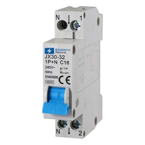 ELEKTRONOVA Interruttore Magnetotermico 1P+N C16