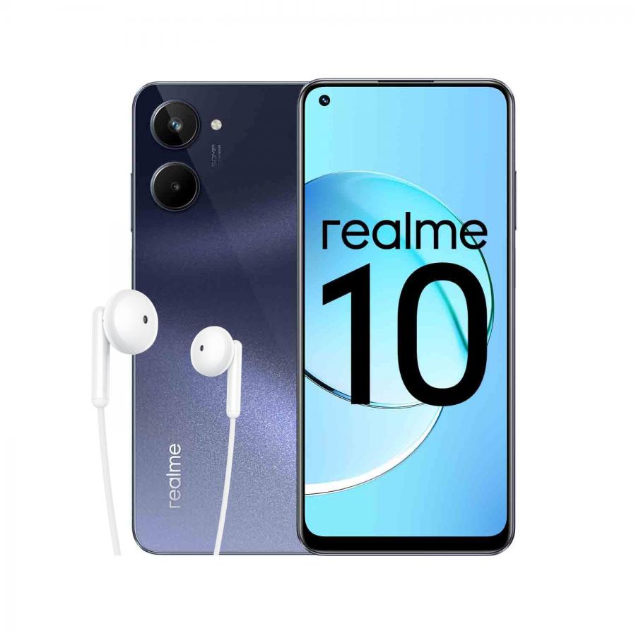 Realme 10 Nero - Smartphone con Display AMOLED e Fotocamera AI 50MP