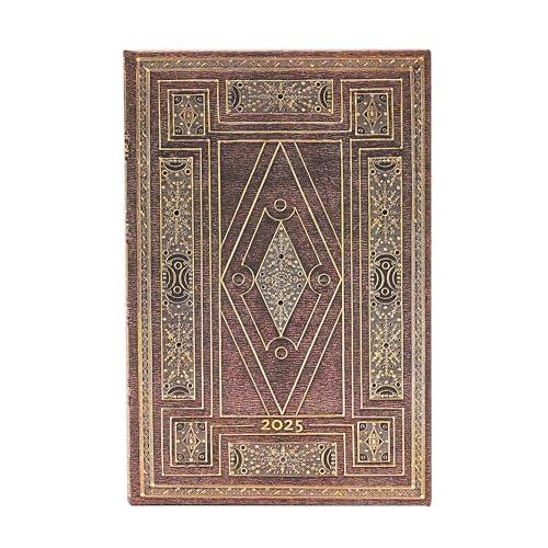 Paperblanks Agenda 12 Mesi 2025, First Folio, Orizzontale - Mini (140mm x 95mm), Italiano