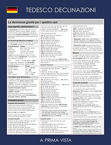 Scheda a prima vista: tedesco - le declinazioni