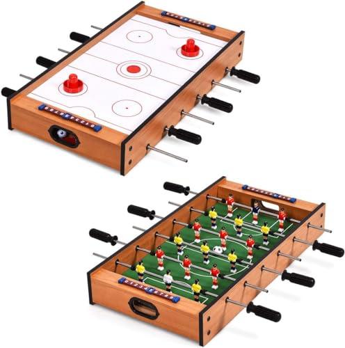 Tavolo da gioco multiplo 2 in 1: Biliardino e Air Hockey
