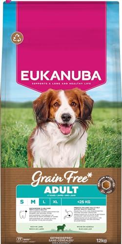 Eukanuba Grain Free Agnello Taglia Media e Piccola - 12kg