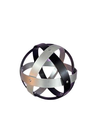 Genesa Crystal - Purificatore Energetico Orgonico Nero Argento 16 cm