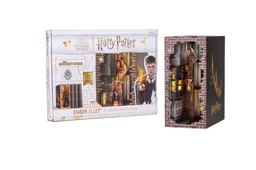 Revell Set modellino Tiny Adventures I Diagon Alley Harry Potter I 3D Miniatura Casa I Book Nook Legno Fermalibri I Regalo di compleanno per fan I Fermalibri Harry Potter
