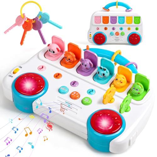 Autobus Musicale degli Animali - Gioco Montessori per Bambini 1-2 Anni