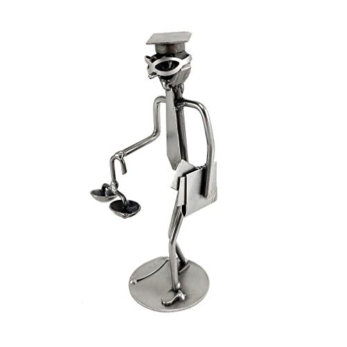 Avvocato in Metallo - Scultura Artigianale con Viti, Bulloni e Chiodi