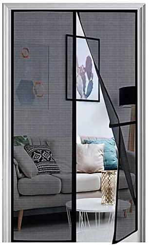 Panngu Zanzariera Magnetica per Porte e Finestre 100x220cm - Nero