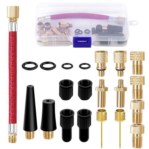 DATEFUN Adattatore Valvola Presta - Kit Gonfiaggio Bicicletta