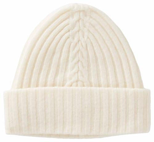 United Colors of Benetton Berretto in Maglia 1244DA011 - Set Accessori Invernali Donna, Bianco, Taglia Unica