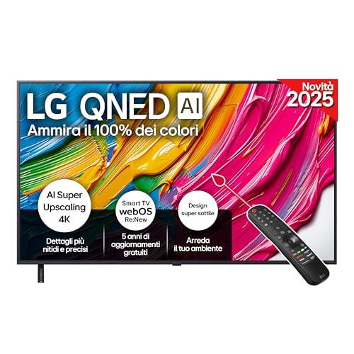 LG QNED 55QNED80A6A - Smart TV 4K 55 pollici QNED80 Serie 2025