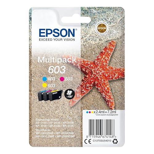 Epson 603 Multipack Cartucce Originali, Ciano, Magenta, Giallo