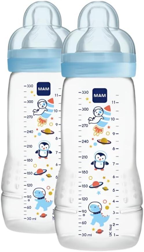 MAM Biberon Easy Active Baby Bottle 330 ml - Kit da 2
