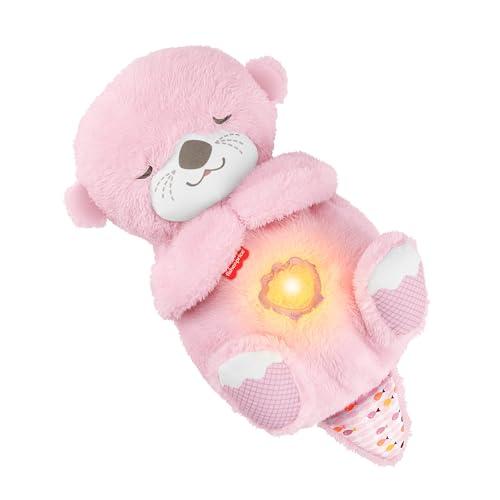 Fisher-Price Lontra Rosa Soffice Relax: Il Peluche Sensoriale per un Sonno Tranquillo