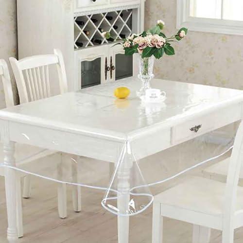 A2ZWORLD Tovaglia PVC Trasparente Rettangolare 140x240 cm