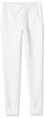 Amazon Essentials Joggers Bambine e Ragazze, Bianco, 4 Anni
