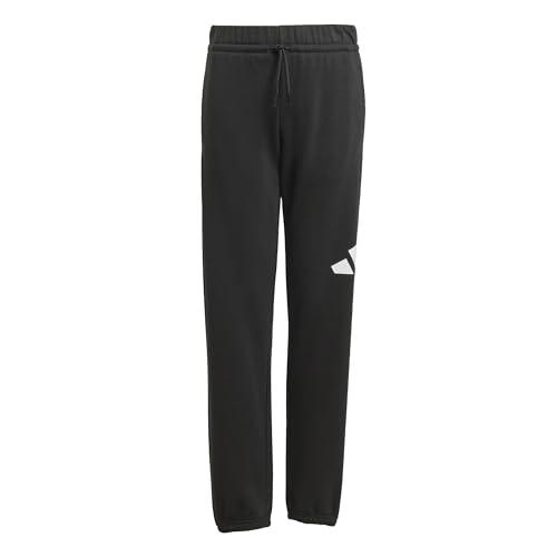 adidas Essentials Pantaloni Unisex Bambini 11-12 Anni Neri/Bianchi
