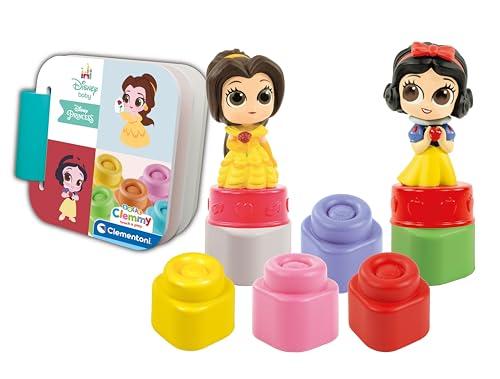Clementoni - 17843 - Soft Clemmy - Disney Snow White & Belle Playset