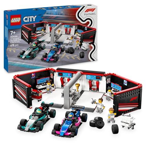 LEGO City Garage con Monoposto Mercedes-AMG e Alpine F1® 60444