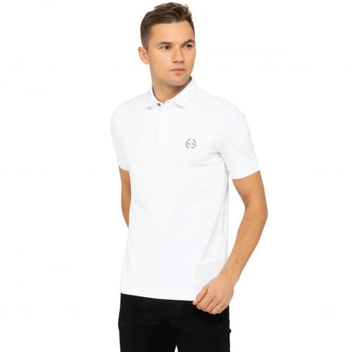 Armani Exchange Polo Uomo Logo S Everyday Bianca
