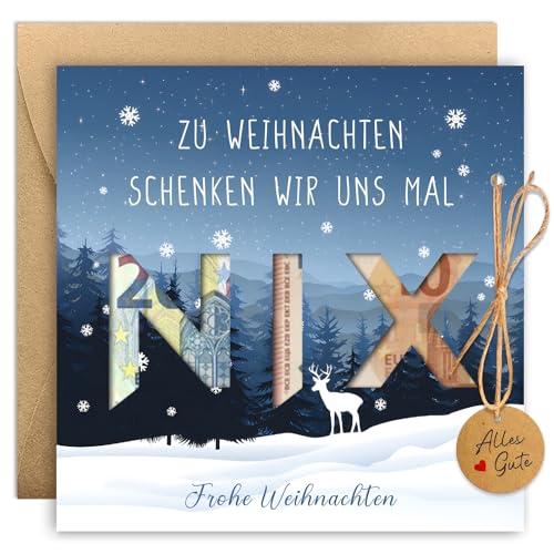 Luckeey Regalo di denaro, confezione di Natale NIX