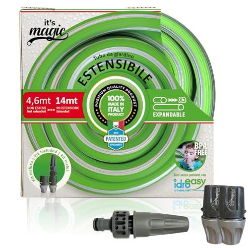 Idroeasy It's Magic Smart Open 14m Tubo Estensibile da Giardino con Lancia