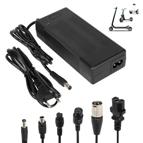 Caricatore Adattatore 42V 2A per Scooter Elettrico con 6 Connettori Universali