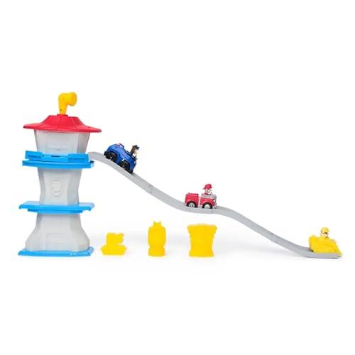 Paw Patrol Quartier Generale Deluxe Mini Tower con 3 Personaggi e Veicoli