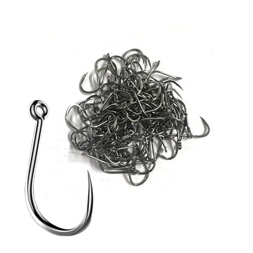 Dingbear 100 Pezzi Set Ami da Pesca Senza Ardiglione - Misura 6#