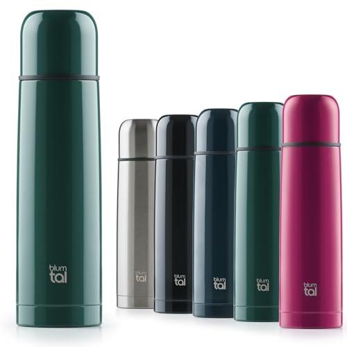 Blumtal Termos Caffè in Acciaio Inox Doppia Parete, 1000ml, Verde Scuro