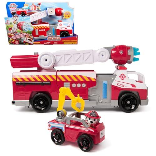 Paw Patrol Fire Rescue: Camion dei Pompieri a Caricamento Rapido di Marshall