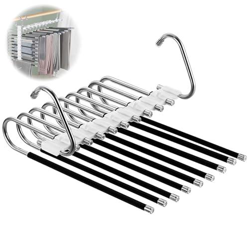 Loputon Grucce Pantaloni Salvaspazio in Acciaio Inox (Set da 2)