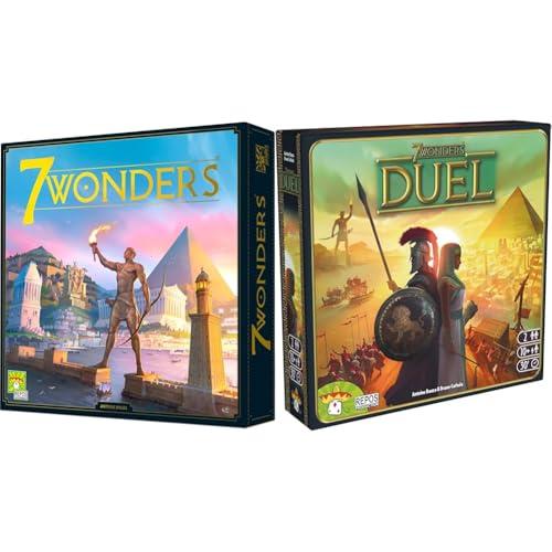 Asmodee - 7 Wonders e 7 Wonders Duel: Bundle di Giochi da Tavolo per Sfide Epiche