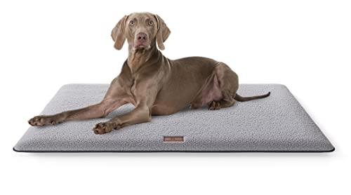 Knuffelwuff Tappetino per Cani Calliope in Teddy Grigio 100x70 cm