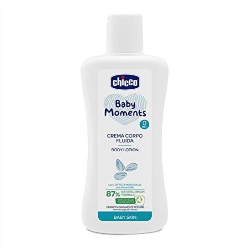 Chicco Baby Moments Crema Corpo Fluida Latte di Mandorla