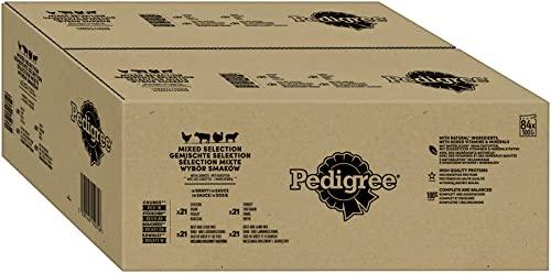 Pedigree Vital Protection, Cibo Umido per Cani Adulti al Pollo e Agnello in Gelatina