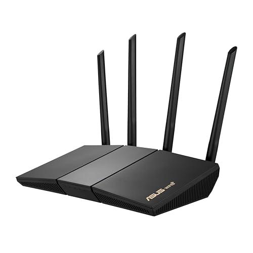 ASUS RT-AX57 AX3000 AiMesh Dual Band Router Estendibile WLAN (WiFi 6, 1024-QAM, AiProtection, MU-MIMO, OFDMA, Controllo app)