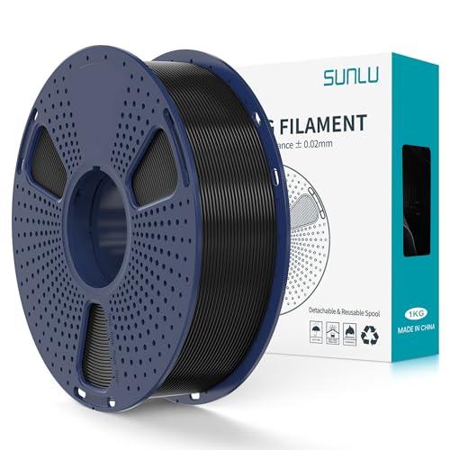 SUNLU PLA+ 2.0 Filamento per Stampante 3D - Nero