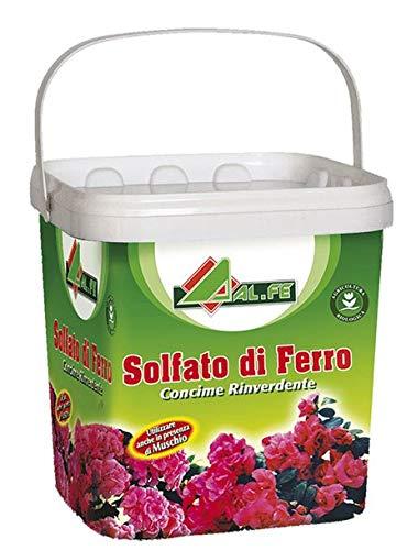 AL.FE Solfato di Ferro antimuschio rinverdente Microgranulare per Piante e Fiori kg.5